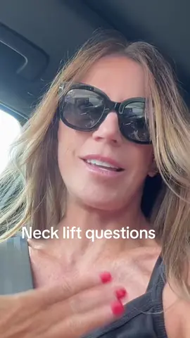 I have makeup on my neck but there is still residual pink blotches on my neck #necklift #facelift #plasticsurgery #neck #advice 