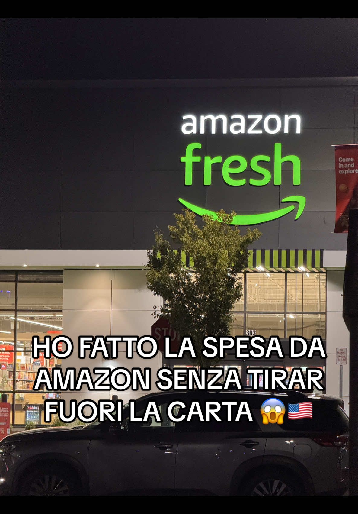 Sono entrata a fare la spesa e sono uscita senza passare dalla cassa… e no, non ho rubato niente 😅🤯  #amazon #amazonfresh #spesa #statiuniti #neiperte 