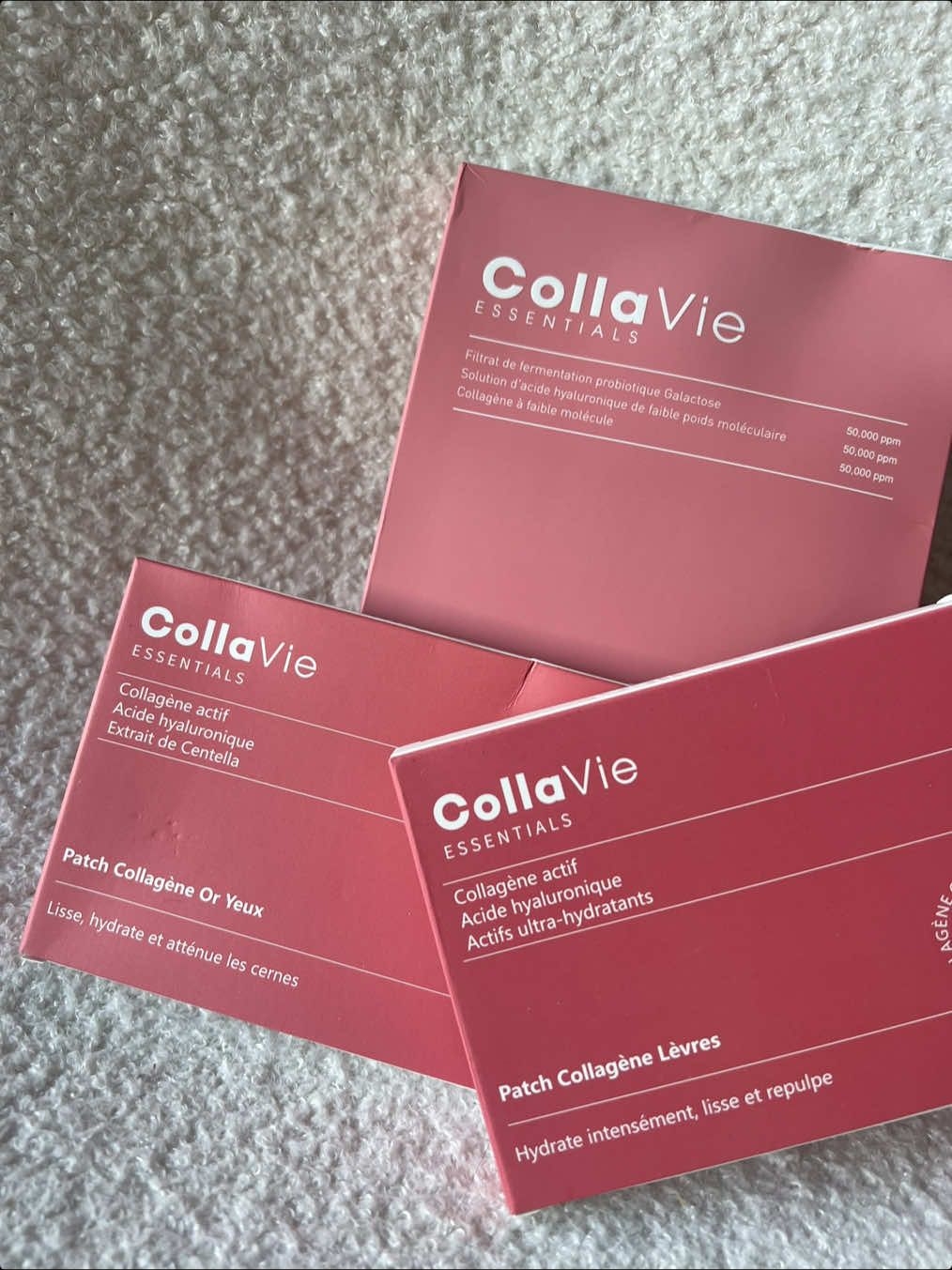 Merci à @Collavie pour ces masques au collagène 🤭💗  💧 Hydratation en Profondeur ✨ Une Peau Visiblement Plus Lisse   💪 Fermeté et Élasticité Retrouvées 🌞Convient Même aux Peaux Sensibles Hypoallergénique et doux  *produits offerts* #collavie #mask #collagen #skincare 