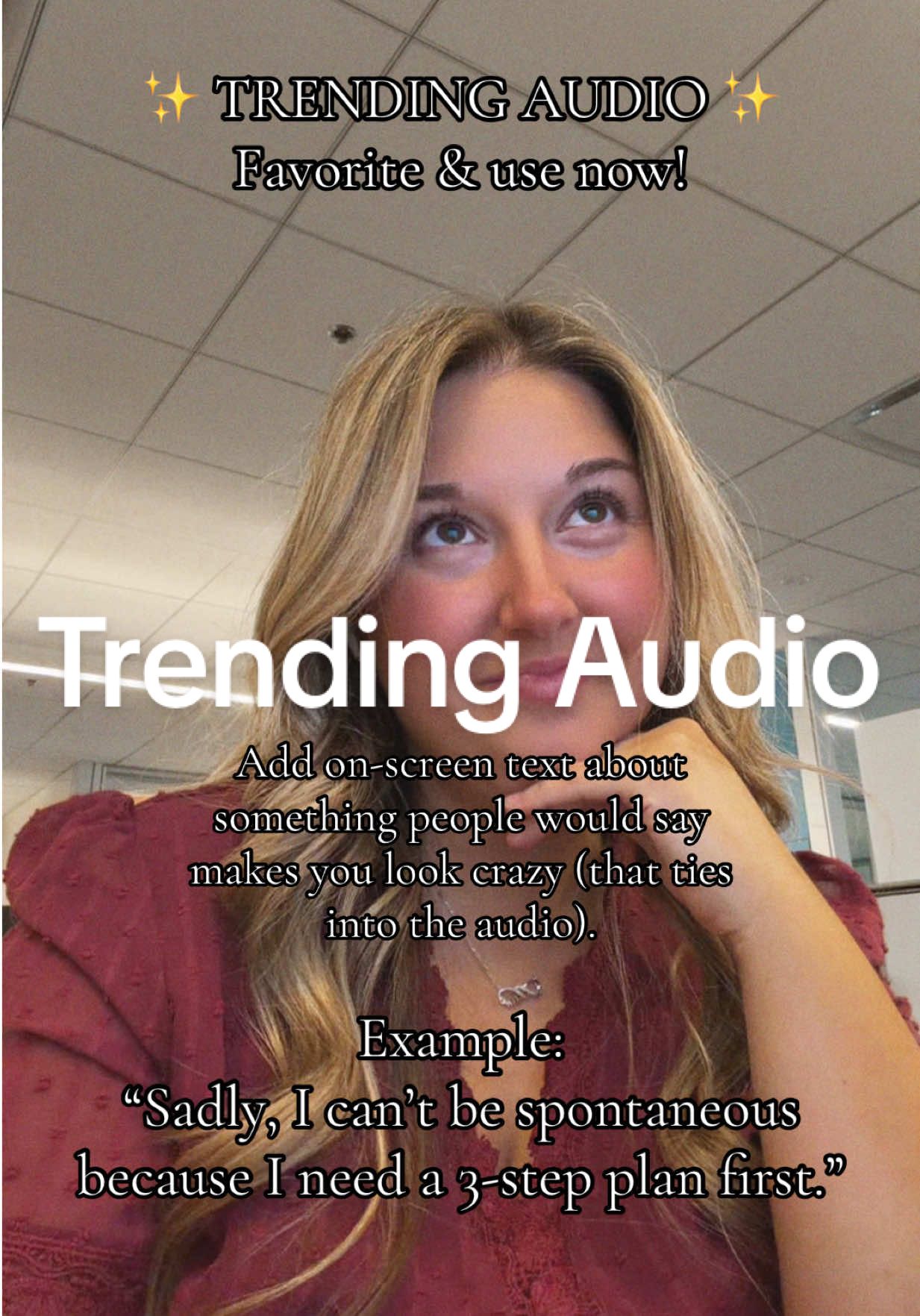 Follow me for more trending audio ideas! ✨ #tiktoktrending #tiktoktrendingaudio #trendingaudio #trendingsound #howtogoviraltips 
