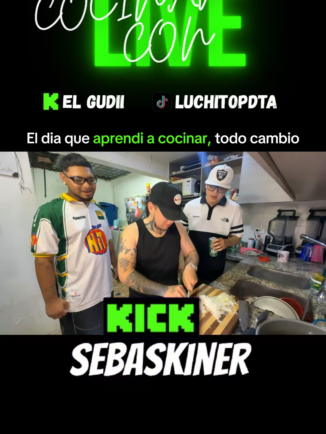 Asi aprendio a cocinar sebaskiner #kick #sebaskiner #piedecuesta #bucaramanga #SANTANDER #IRL