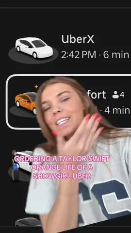 Life of a showgirl uber ride #taylorswift #ts12 #tloas #TSTheErasTour 