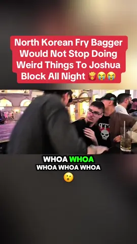 Weirdest Fry By Ever ⁉️🥴😭 North Korean Fry Bagger kept finding Joshua Block The Entire night 💀 #joshuablock #worldoftshirts #joshblock #worldoftshirtslive #huluchippendalesdance 