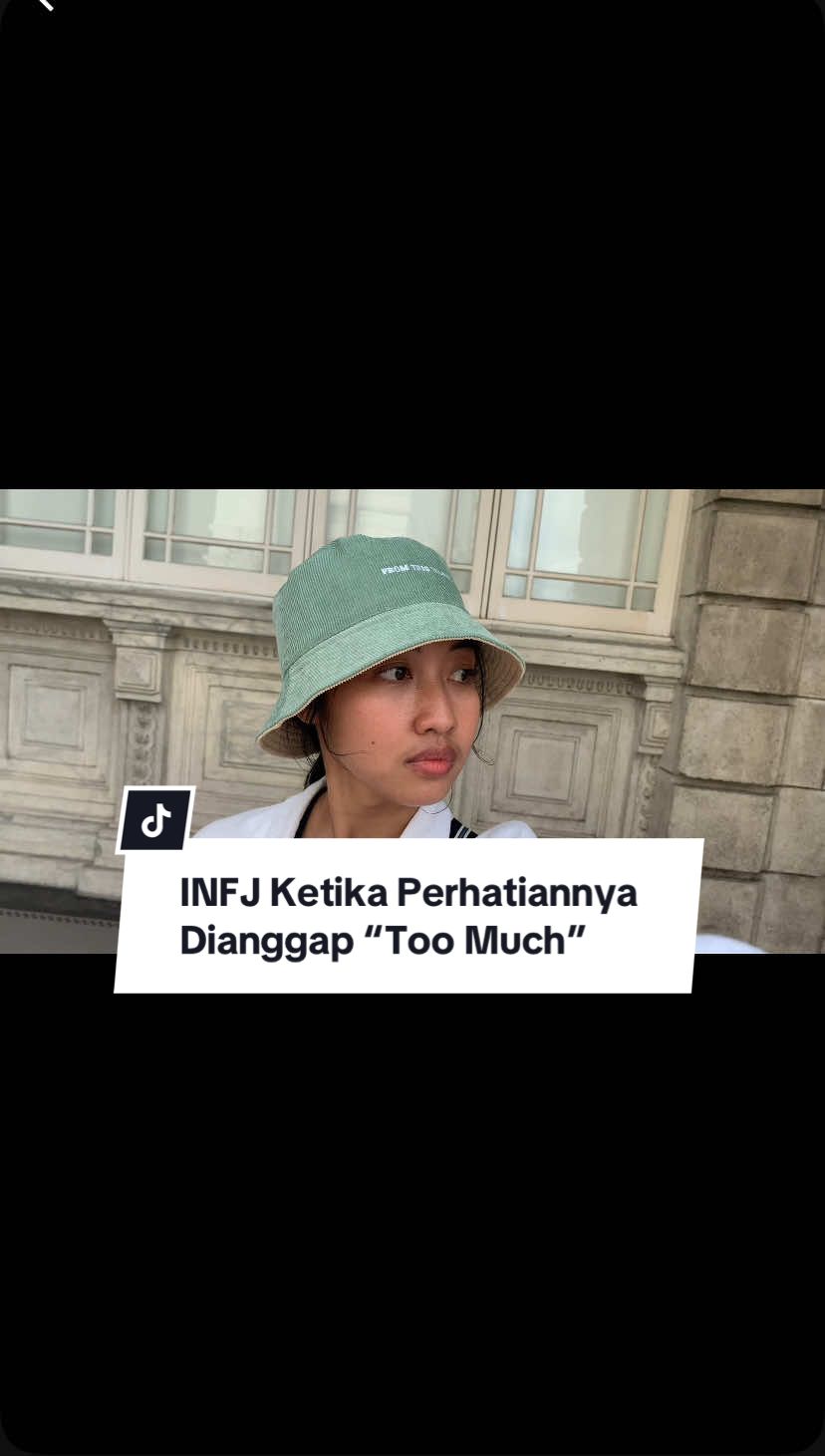 Kenapa pula kita ngemis-ngemis ke mereka kalau merekanya aja udah gak respect ke kita, yakni dengan silent treatment dan ghosting. So, jadi gak ada gunanya maksain kasih sayang kita yg beda STANDARNYA dengan standar mereka.  Mungkin kepedulian kita buat mereka itu TOO MUCH, tapi buat orang lain mungkin sudah secukupnya dan pas. Trust me, you’ll never be ‘too much’ or ‘too loud’ for the right person :)) Relate? Coba share pendapat dan pengalaman kamu, teman-teman INFJ! #infj #infjmbti #MBTI #mbtiktok #lovelanguage 