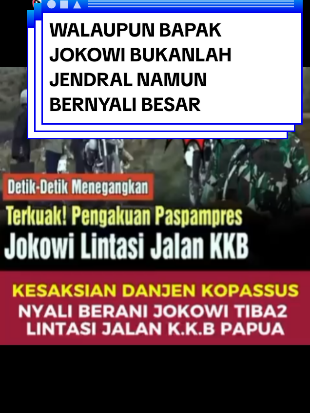 BAPAK JOKOWI PRESIDEN TERBAIK SEPANJANG SEJARAH INDONESIA WALAUPUN BELIAU BUKANLAH JENDRAL NAMUN BERNYALI BESAR #jokowi #papua #fypviralシviral #fypviralシ #fypppppppppppppppppppppp 