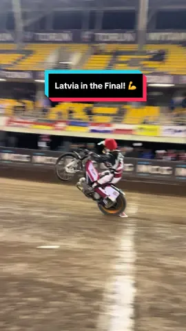 Latvia are in the Final 💪 They win a race off vs Germany to join 🇸🇪 and 🇬🇧 on Saturday 👏  #SpeedwayGP #SoN 