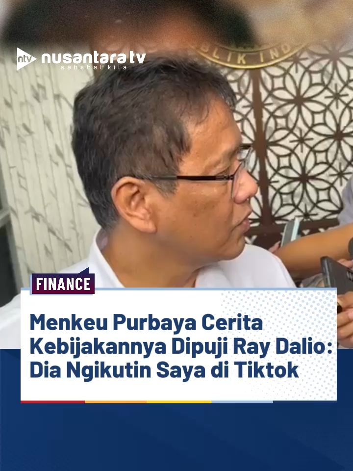 Menteri Keuangan Purbaya Yudhi Sadewa membagikan cerita unik usai bertemu investor legendaris AS, Ray Dalio yang bertemu Presiden Prabowo. Pendiri Bridgewater Associates itu melontarkan pujian atas langkah-langkah kebijakan yang diambil oleh eks kepala LPS tersebut. Dalio menyebut kebijakan Menkeu Purbaya 