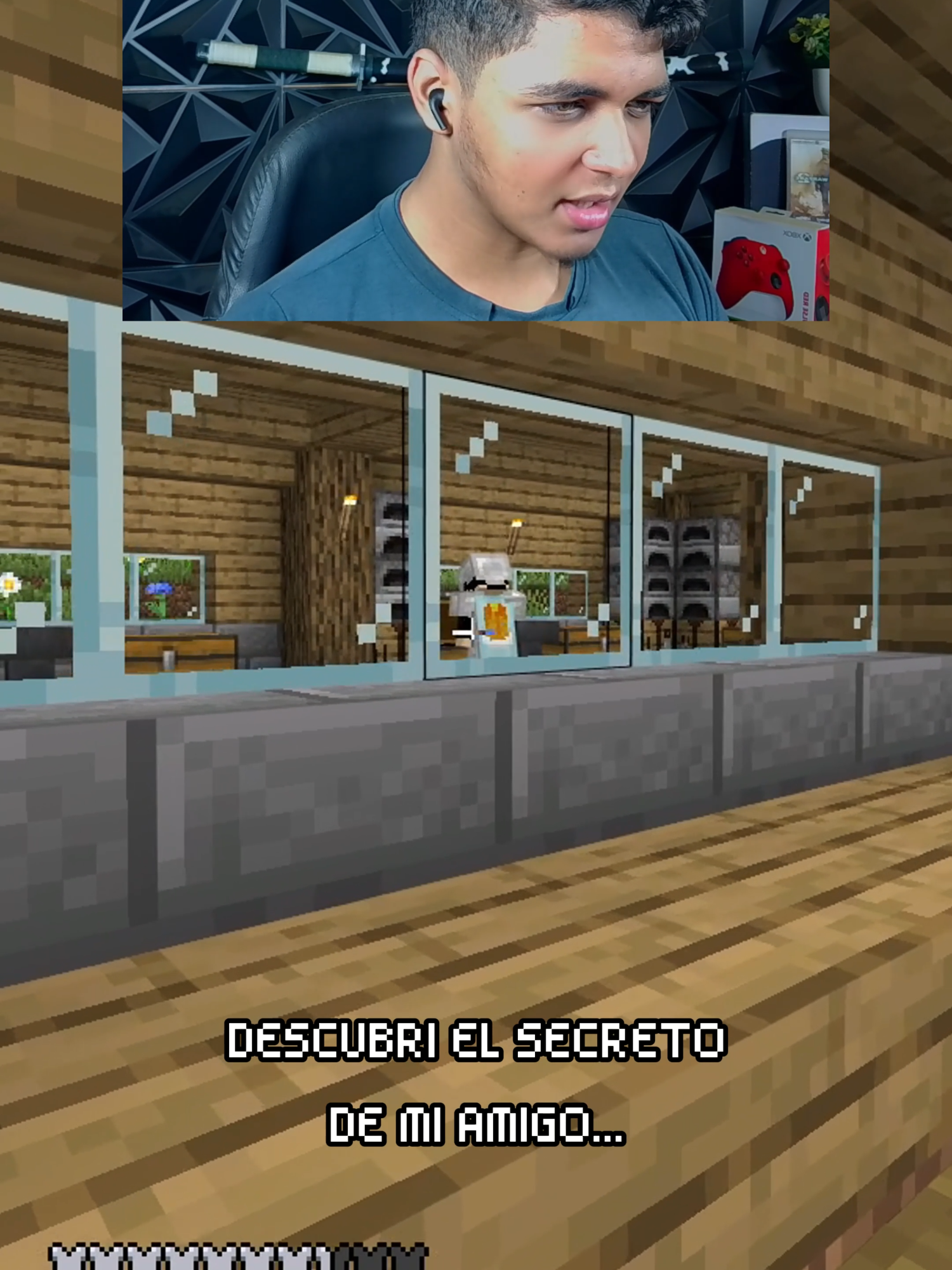 DESCUBRI EL SECRETO DE MI AMIGO... #Minecraft #minecrafters #minecraftbedrock #minecraftmemes #Humor
