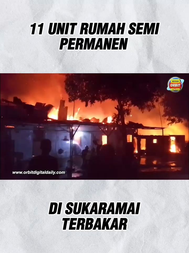11 unit rumah toko (ruko) semi permanen di Jalan Asia Indah dua, Kompleks Asia Mega Mas, Kelurahan Sukaramai, Kecamatan Medan Area, Kota Medan, terbakar, pada Selasa malam (30/9/2025) #medanorbit #sumaterautara #terbakar Video Lainnya Tonton di Youtube Medan Orbit Baca Juga Berita Lainnya di https://orbitdigitaldaily.com/
