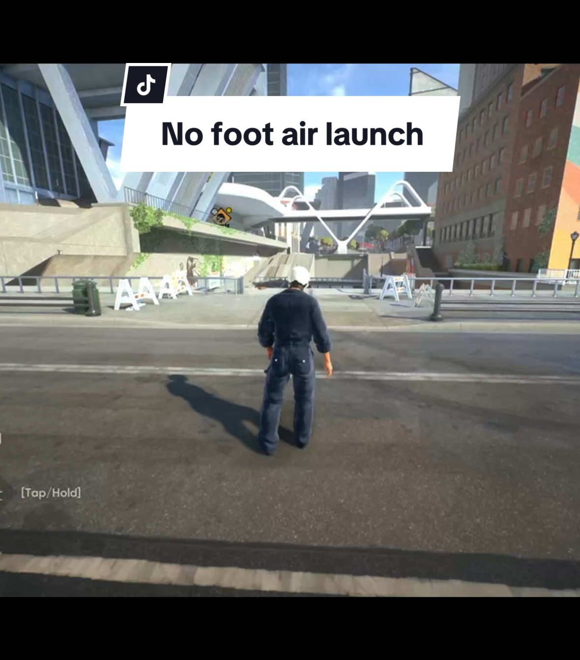How to no foot air launch glitch in skate. Once you get a feel for it, it’s pretty easy #skate #glitch #fyp #foryou #launch