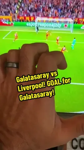 Galatasaray vs Liverpool! GOAL for Galatasaray! #galatasaray #liverpool #Football #championsleague #fyoupage 