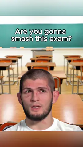 Are you smashing your exams? #khabib #UFC #famedub #fyp #viral 