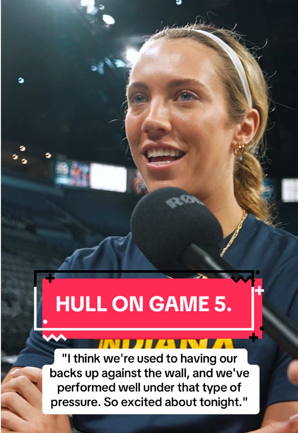Lexie Hull on going into a decisive Game 5.  #WNBA #indianafever 