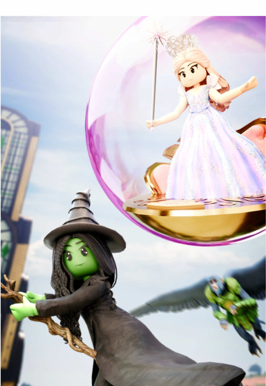 Be changed for good and play our Wicked RP Emerald City update! Fly by broom or bubble, unlock outfits and accessories, and complete new quests.