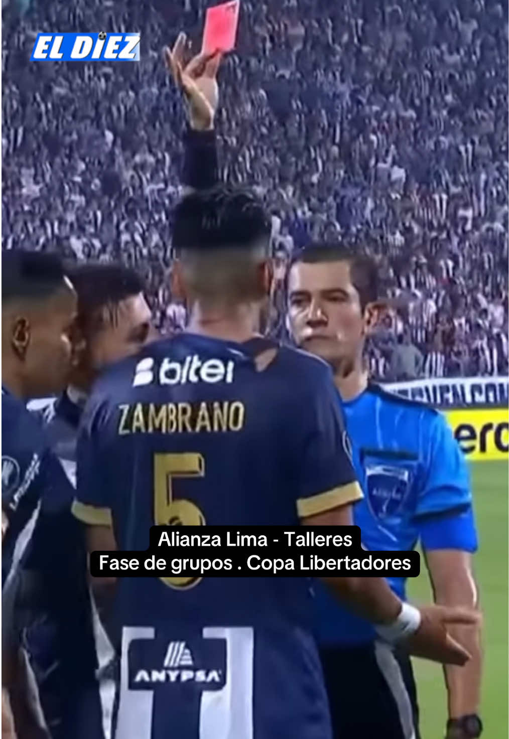 El historial de expulsiones de Carlos Zambrano. El central de Alianza Lima acumuló 6 tarjetas rojas en el último encuentro ante Cienciano. #futbolperuano #alianzalima #carloszambrano 