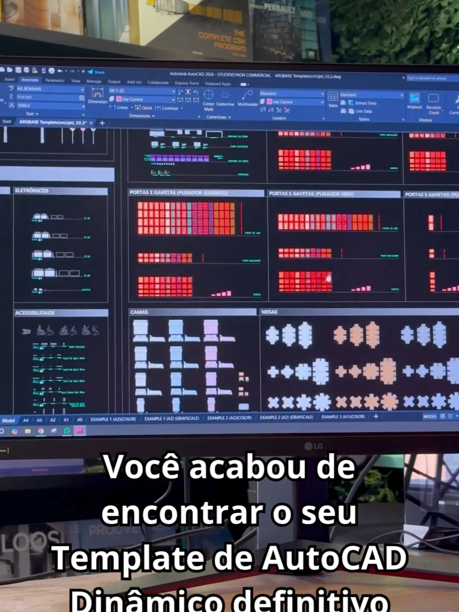 Template Dinâmico AutoCAD 💎 ✨ Acesso vitalício a mais de 1000 blocos de alta qualidade; 🎯 Pranchas A4 até A0 padrão ABNT e ISO, perfeitas para suas criações; 💻 CTB configurado para impressão rápida e eficiente; 📐 Versões em metros e centímetros para facilitar seu trabalho; Comece usar agora o seu Template Dinâmico! 🔥 #autocad #architecture #architecture #arquiteto #designdeinteriores#arquitectura #designdeinteriores #interiordesign #arquitetura #arquitetos #casa #casaterrea #projetodozero #projeto #planta #obra #sketch #autocad #arquiteto #template #architecture #architect #interior #sketchbook #DesignDeInteriores