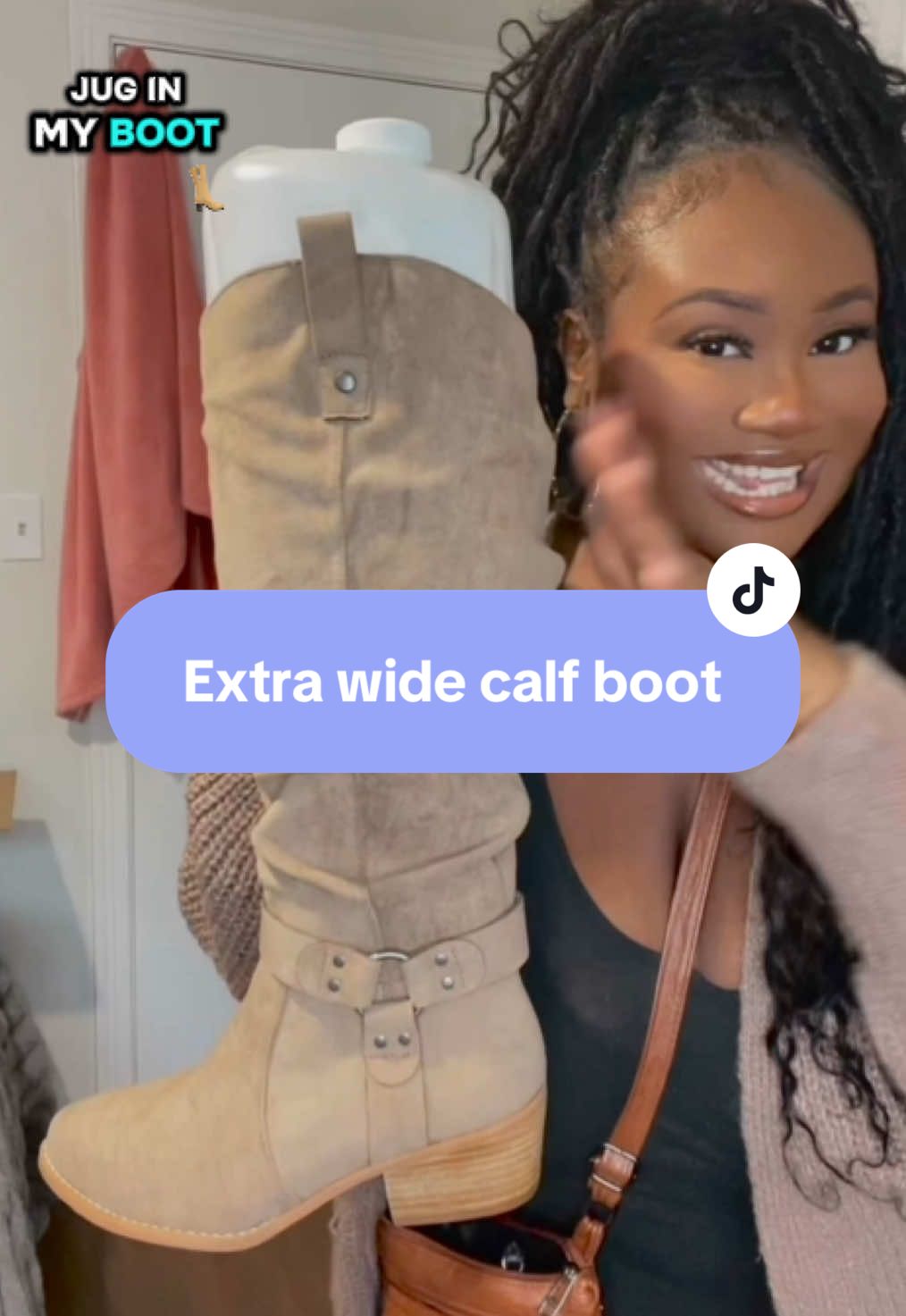Extra wide calf? No problem! Roomy, comfy, and stylish boots 👢 #WideCalfBoots #BootSeason #ComfyChic #TikTokShopFinds #FashionForAll 