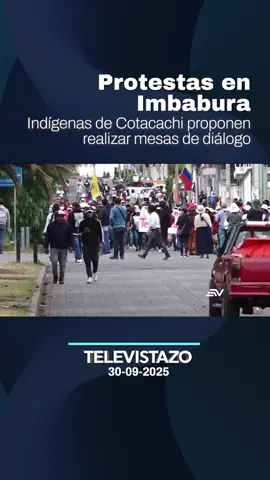#Televistazo 📌 | El noveno día de paro en #Imbabura estuvo marcado por la nueva movilización del pueblo Kichwa Karanki en #Ibarra, una posible fractura dentro del movimiento indígena y los primeros intentos de conversación con el Gobierno.  💬 Mientras, unos sectores radicalizan la protesta, otros plantean abrir una mesa de diálogo. 🎙️ Christian Tinajero nos informa ademas que tres de los 12 detenidos por los ataques a un cuartel en Otavalo fueron trasladados a la cárcel de Ibarra. 💻