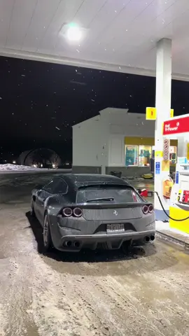 Ferrari in the winter#viral #fyp #trending #car #ferrari 