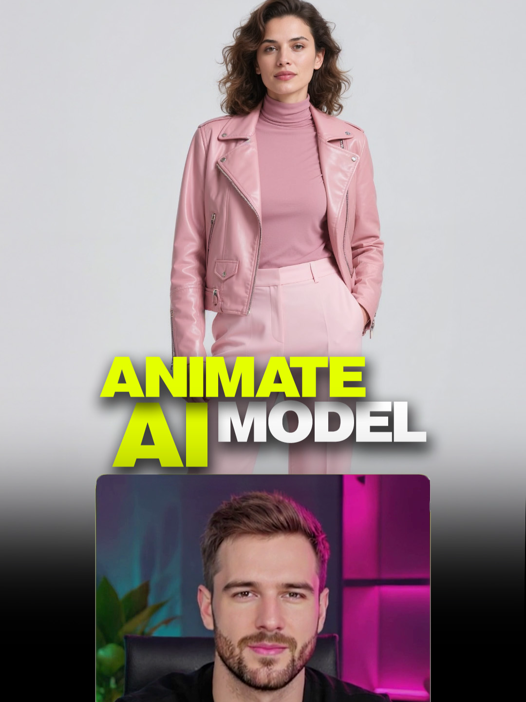 I created AI characters that look like real models!