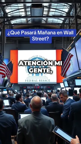 ¿Qué Pasará Mañana en Wall Street? Prepárate para un día histórico en el mercado. Descubre cómo los recortes de tasas impactan tus inversiones. #Finanzas #Inversiones #Mercados #Economía #WallStreet