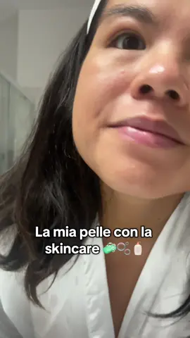 prima senza skincare… e adesso con skincare ✨”