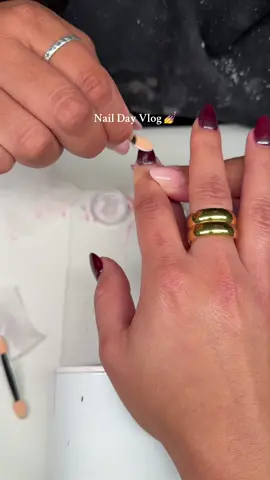 Simple fall nails 🍒 #fallnails #nailday #naildayvlog #nailinspo #nailvlog 