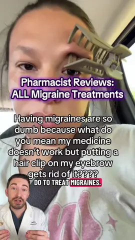 Struggling with migraines? 🧠💥 Here are the best treatment options your doctor may recommend! #Migraines #HeadacheRelief #PharmacistTips #MigraineTreatment #millennialrx 