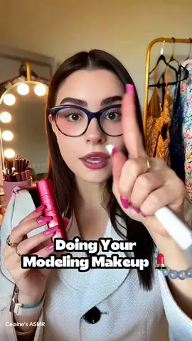 YOURE READY FOR THE RUNWAY NOW ❤️🥳 #fyp #asmr #asmrvideo #foryou #makeuptutorial 