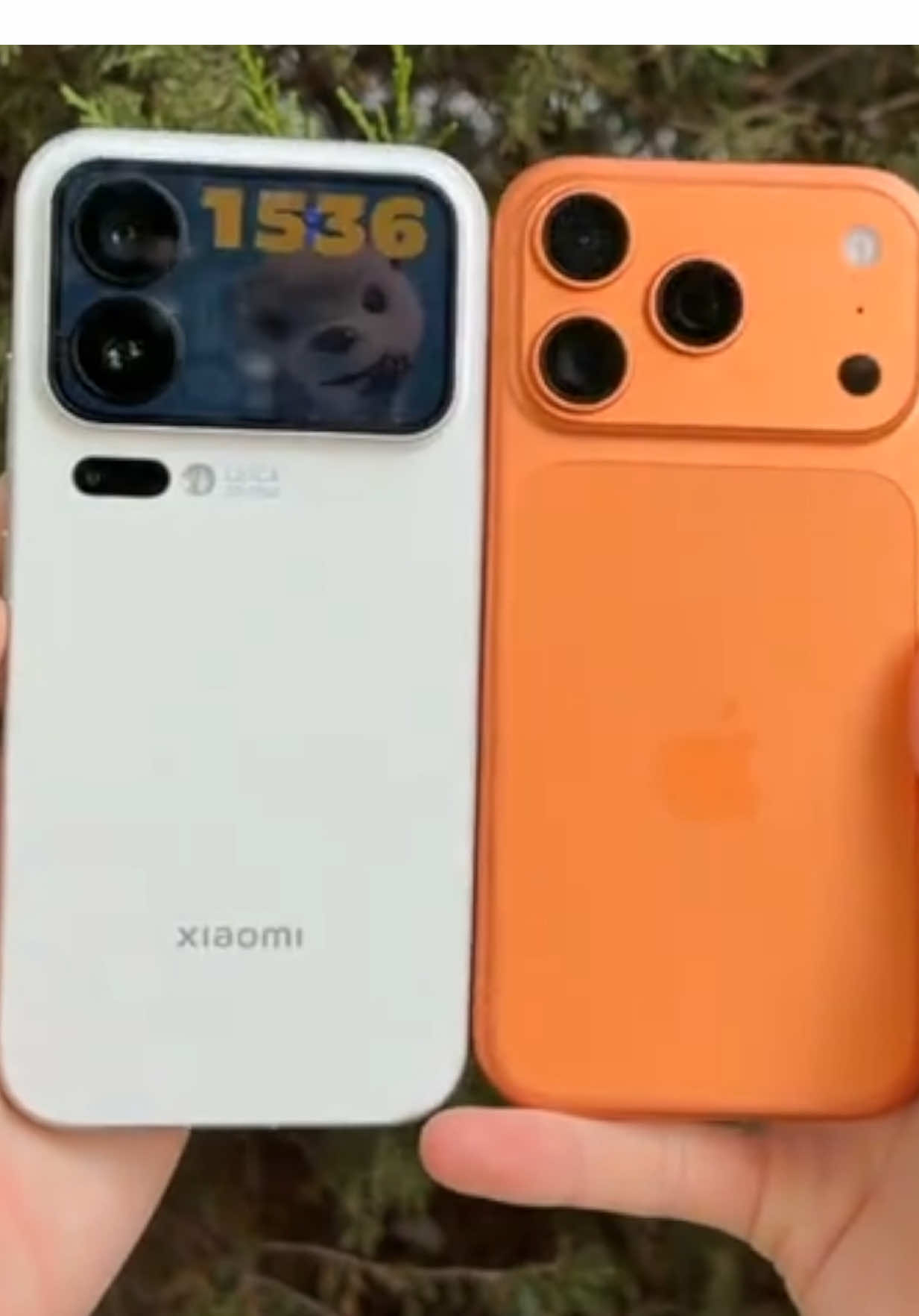 iPhone 17 Pro Max vs Xiaomi 17 Pro Max 🤯 #apple #xiaomi #iphone17promax #xiaomi17promax #comparativa 