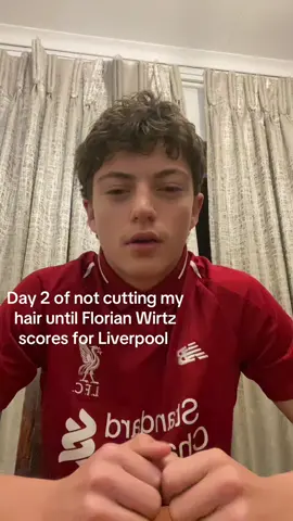 Day 2 of not cutting my hair until Florian Wirtz scores for Liverpool #day2 #notcuttingmyhair #liverpoolfc #wirtz #footballchallenge 