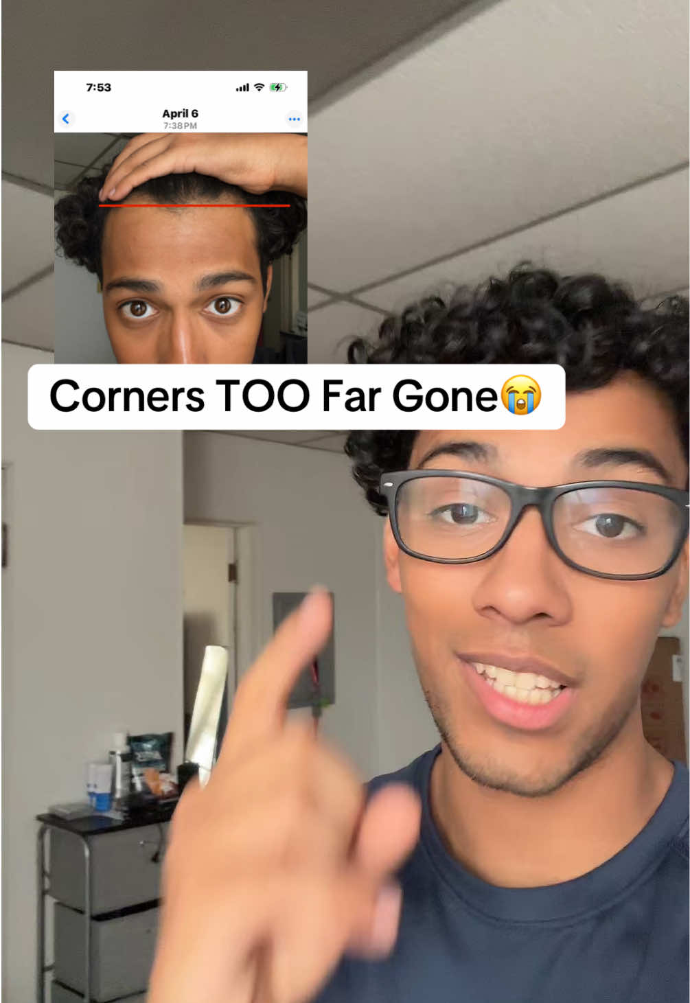 is it true that your hairline and corners can be TOO far gone ? because I thought mine were then i found out about the be bodywise roll on hair growth serum. #hairgrowth 