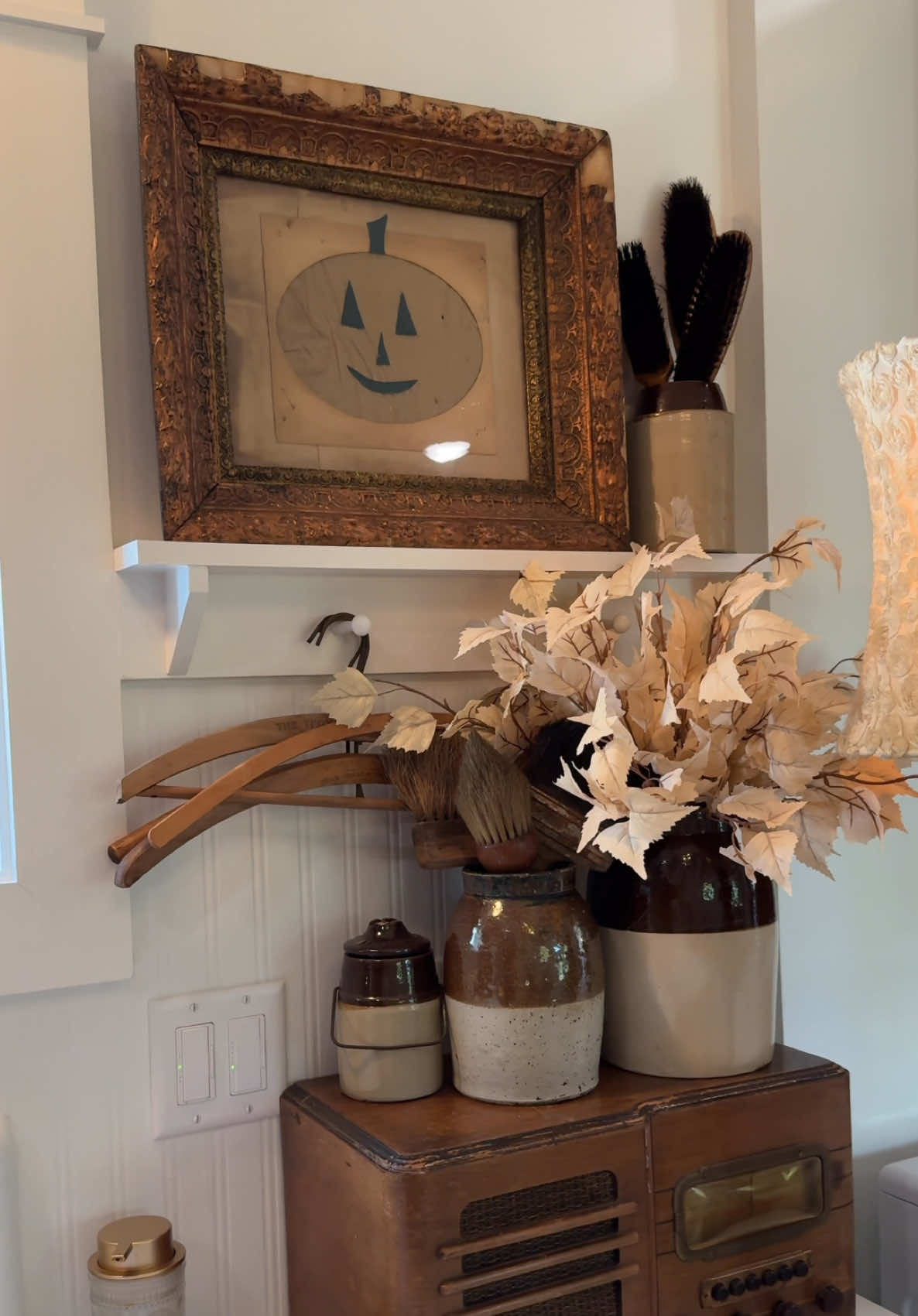 Fall laundry room tour with closeups #fentysuperbrandday #homedecortiktok #inspiration #falldecor #fallaesthetic 
