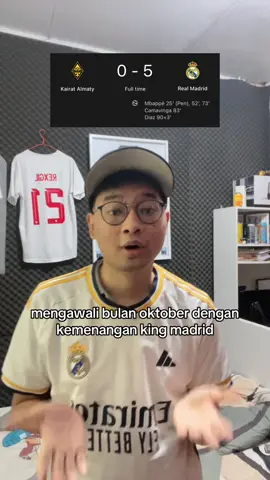 king madrid menang mudah🤩 #realmadrid #kairatalmaty #ucl 