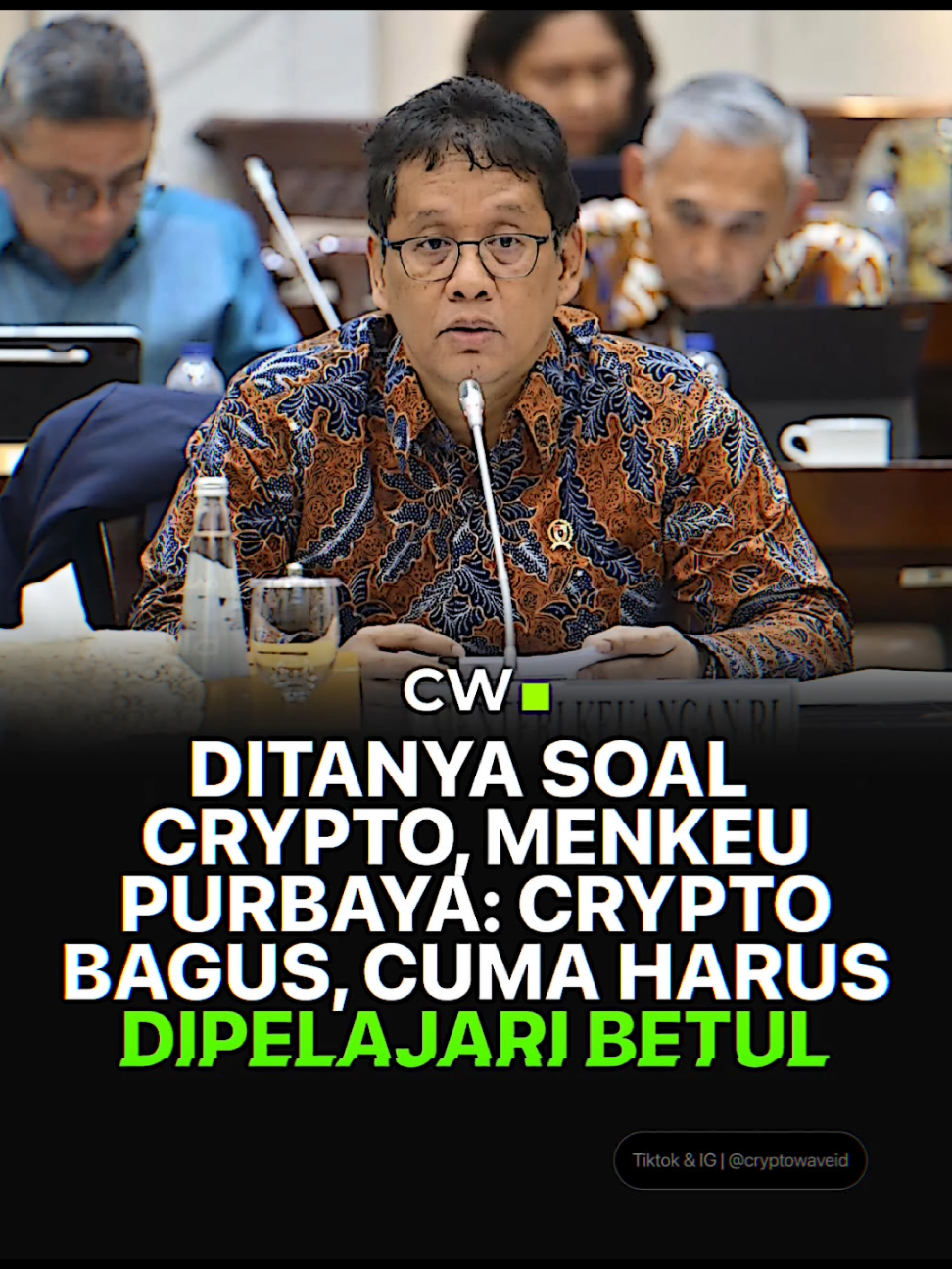 Menkeu Purbaya Sarankan Gen Z Kuasai Analisa dan Makroekonomi Sebelum Masuk ke Crypto. Menteri Keuangan RI, Purbaya Yudhi Sadewa, menanggapi tren maraknya generasi muda Indonesia, khususnya Gen Z, yang mulai berani berinvestasi di aset kripto. la menilai langkah ini positif, namun tetap membutuhkan pemahaman mendalam agar tidak sekadar ikut tren. 