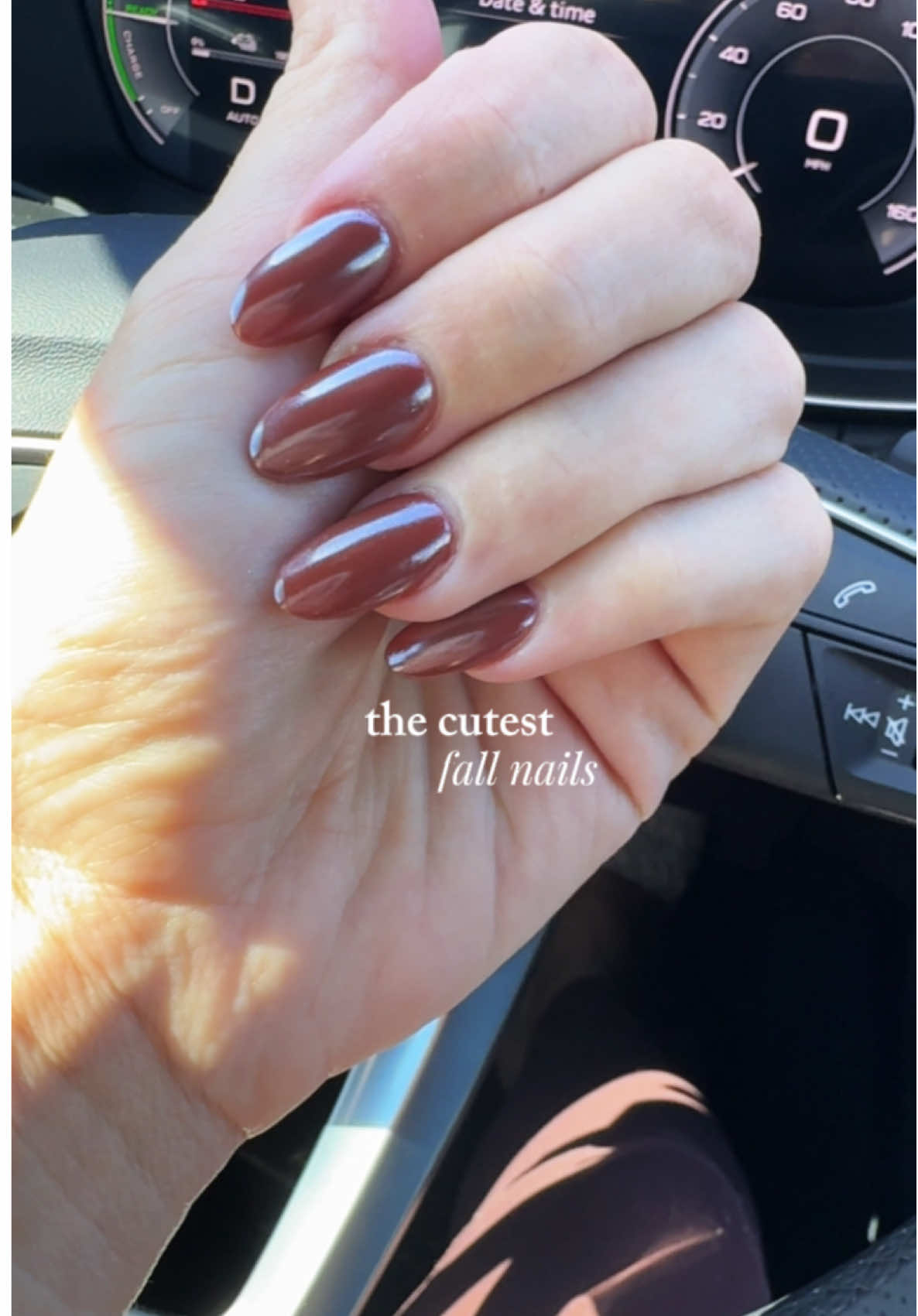 Obsessing over this fall nail color fall nail color • autumn nails • neutral nails • nail inspo • manicure ideas • beauty creator • chic fall look • moody nail shades • fall fashion details • minimal beauty aesthetic • Hailey Bieber nails  #FallNails #NailInspo #beautycontentcreator #NeutralNails #FallBeauty 