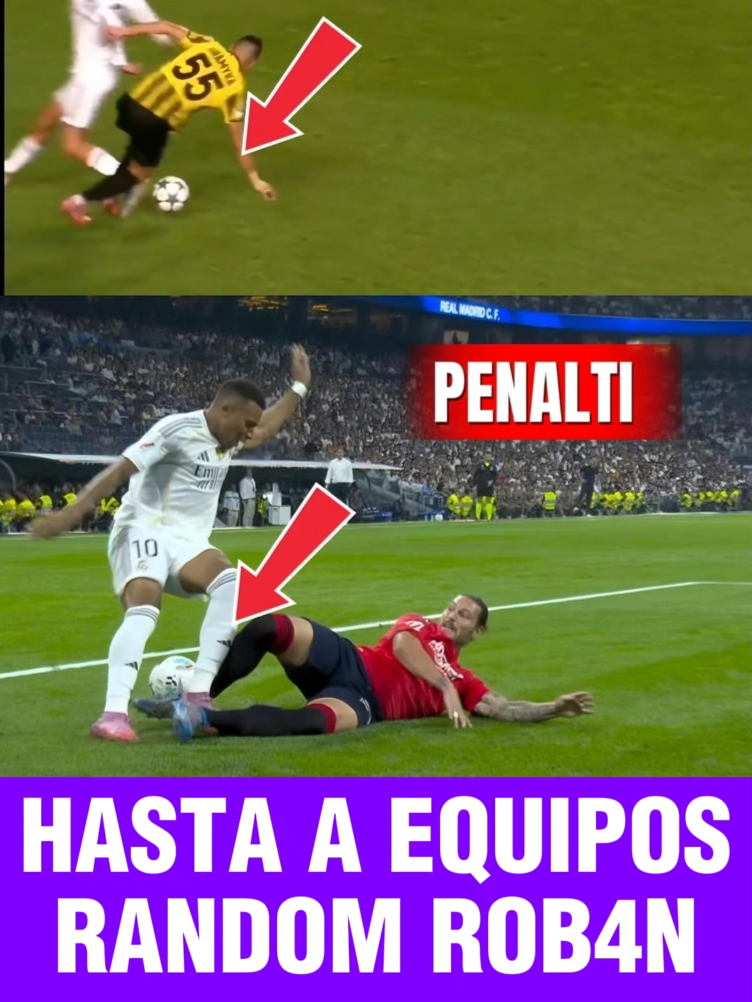 El REAL MADRID Rob4 hasta equipos CHIQUITOS #realmadrid #fcbarcelona #barca #mbappe #ucl