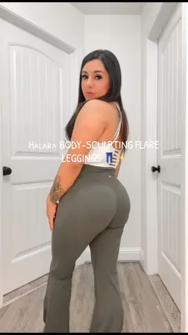 Halara BODY-SCULPTING FLARE LEGGINGS 👖✨ → Booty lift: your 🍑 gets its own glow-up, 