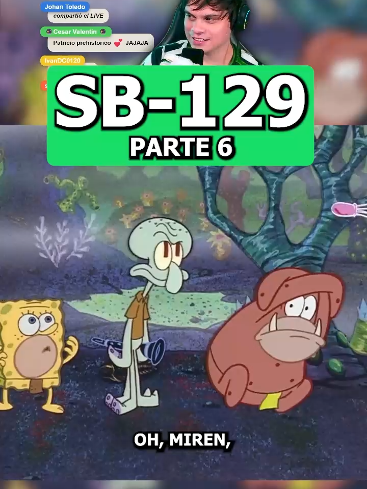 Calamardo les enseñó a pescar medusas 🪼🎣 #BobEsponja #Calamardo #SB129 #HumorBobEsponja #VideosDeReaccion