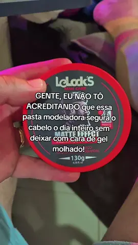 Promo do Mes Lelooks Pasta Modeladora Matte 130g- Cabelo Natural com Fixação Forte