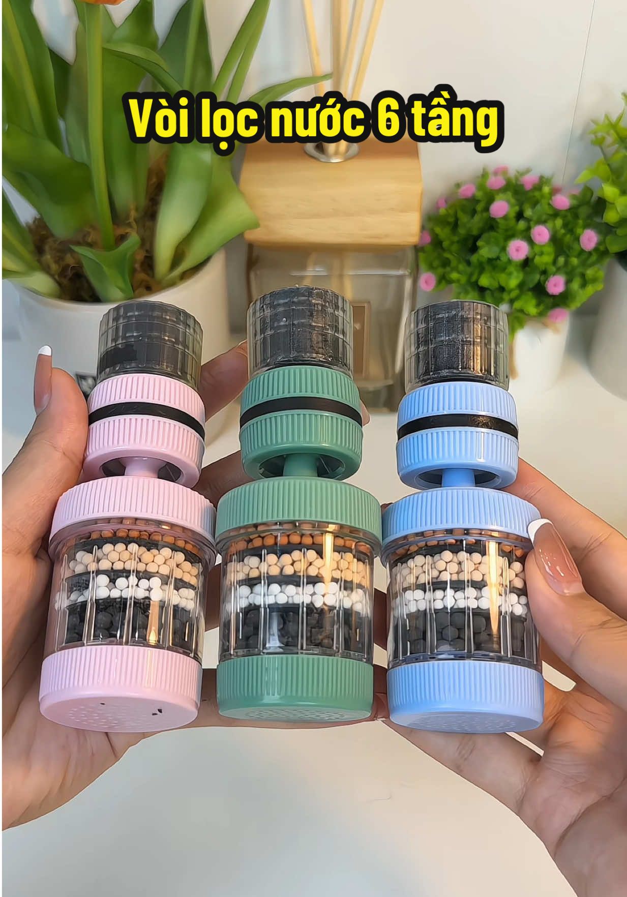 Đầu vòi lọc nước , xoay 360 độ tiện lợi , không lo nước bắn nha mấy bà ơi #dauvoilocnuoc #voilocnuoc #voilocxoay360 #voilocnuoc6tang 