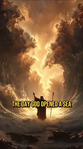 THE DAY GOD OPENED A SEA . #bible #biblestories #god #faithingod 