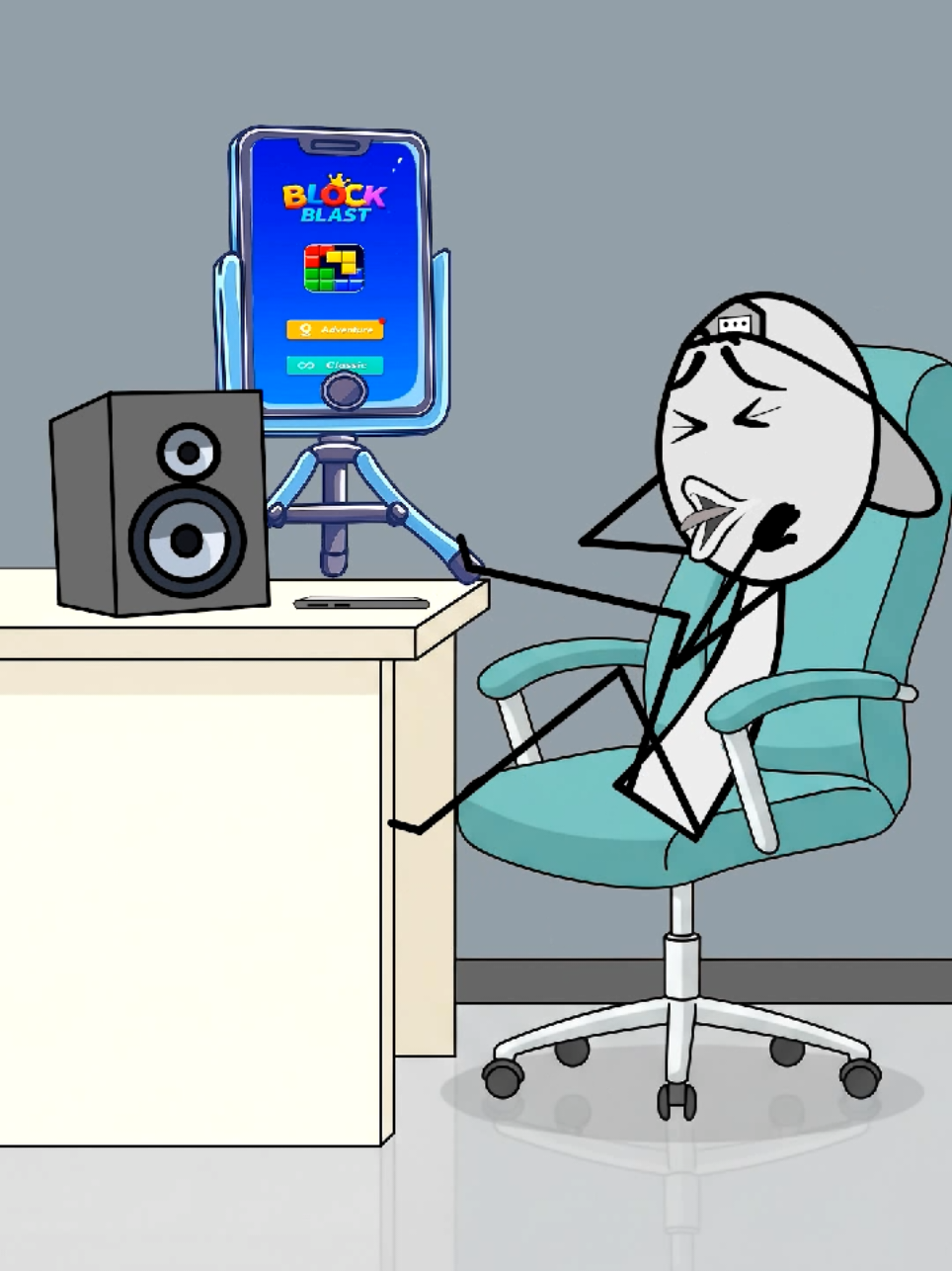 Each time I try to sing🤣 #blockblast #hungrystudio #relatable #foryou #humor 