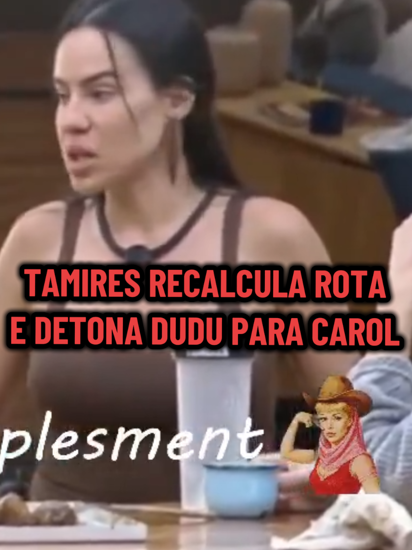 Tamires recalcula rota e ataca Dudu e Yoná junto com Carol e chama eles de exibidos