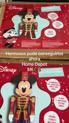 #homedepot #christmas #disney #mickeyyminnie  muy hermosos 5ft grandes 🎁🎄🌲🌲$100 dólares 