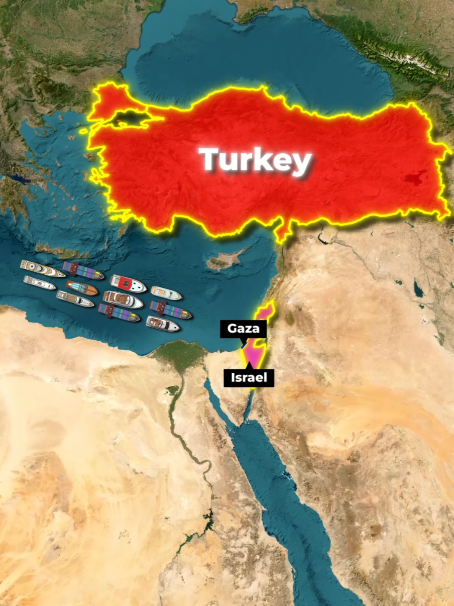 Global Sumud Flottila: Turkey Sends Drones for Surveillance #flotilla #aid #update #latestnews #latestupdate 