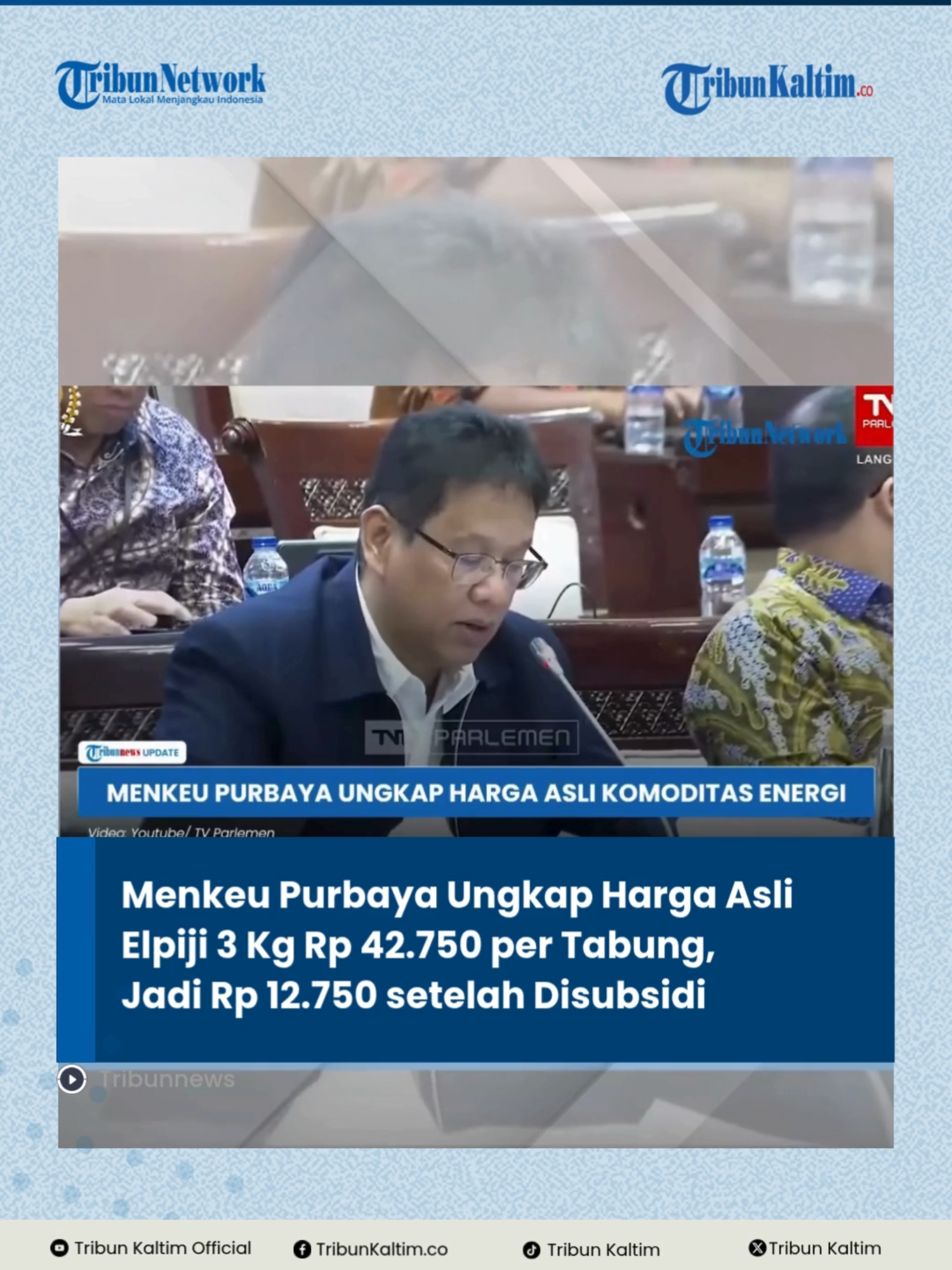 Menkeu Purbaya buka-bukaan soal harga asli BBM dan gas elpiji sebelum disubsidi. Harga Pertalite aslinya Rp11.700 dan Elpiji 3 Kg aslinya Rp42.750. #SubsidiEnergi #PurbayaYudhiSadewa #BBM #tribunkaltim