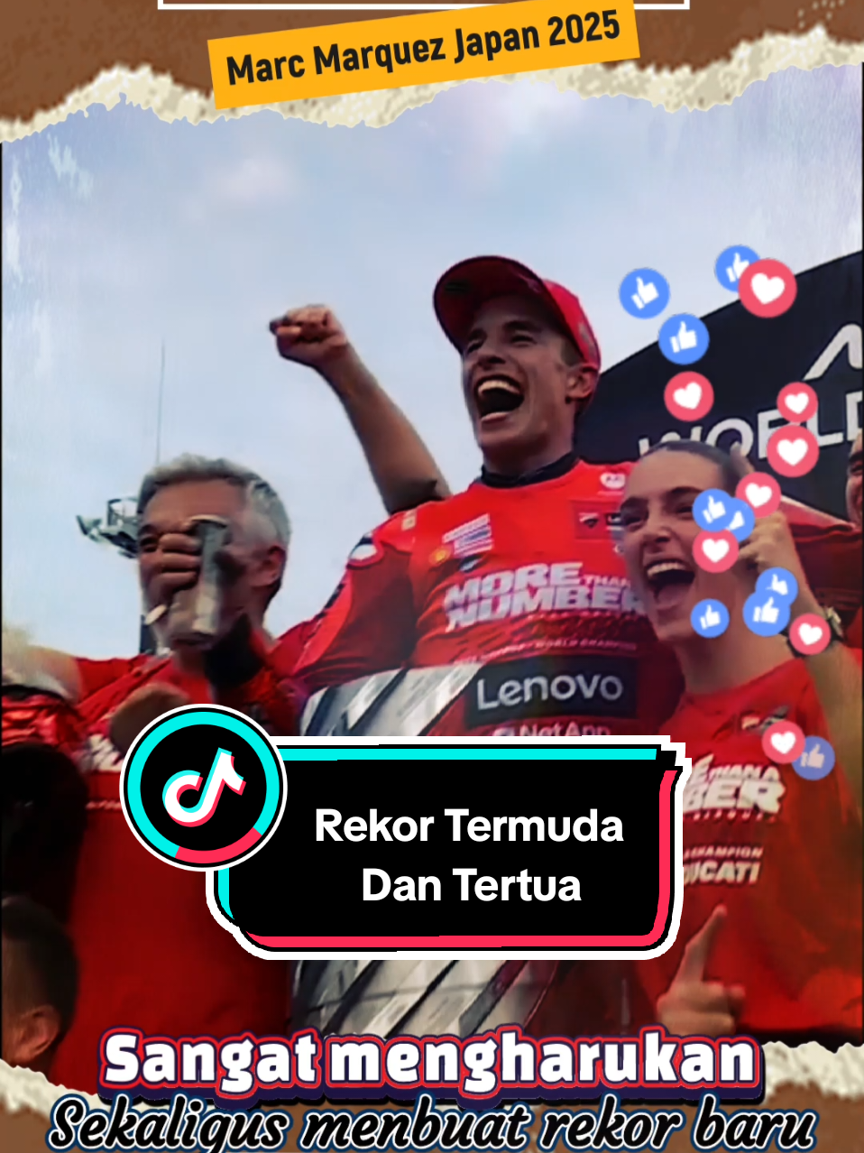 Juara dunia motogp Termuda & Tertua,Marc Marquez.. #spain #honda #ducati #japan #indonesia🇮🇩 @Honda @ducati 