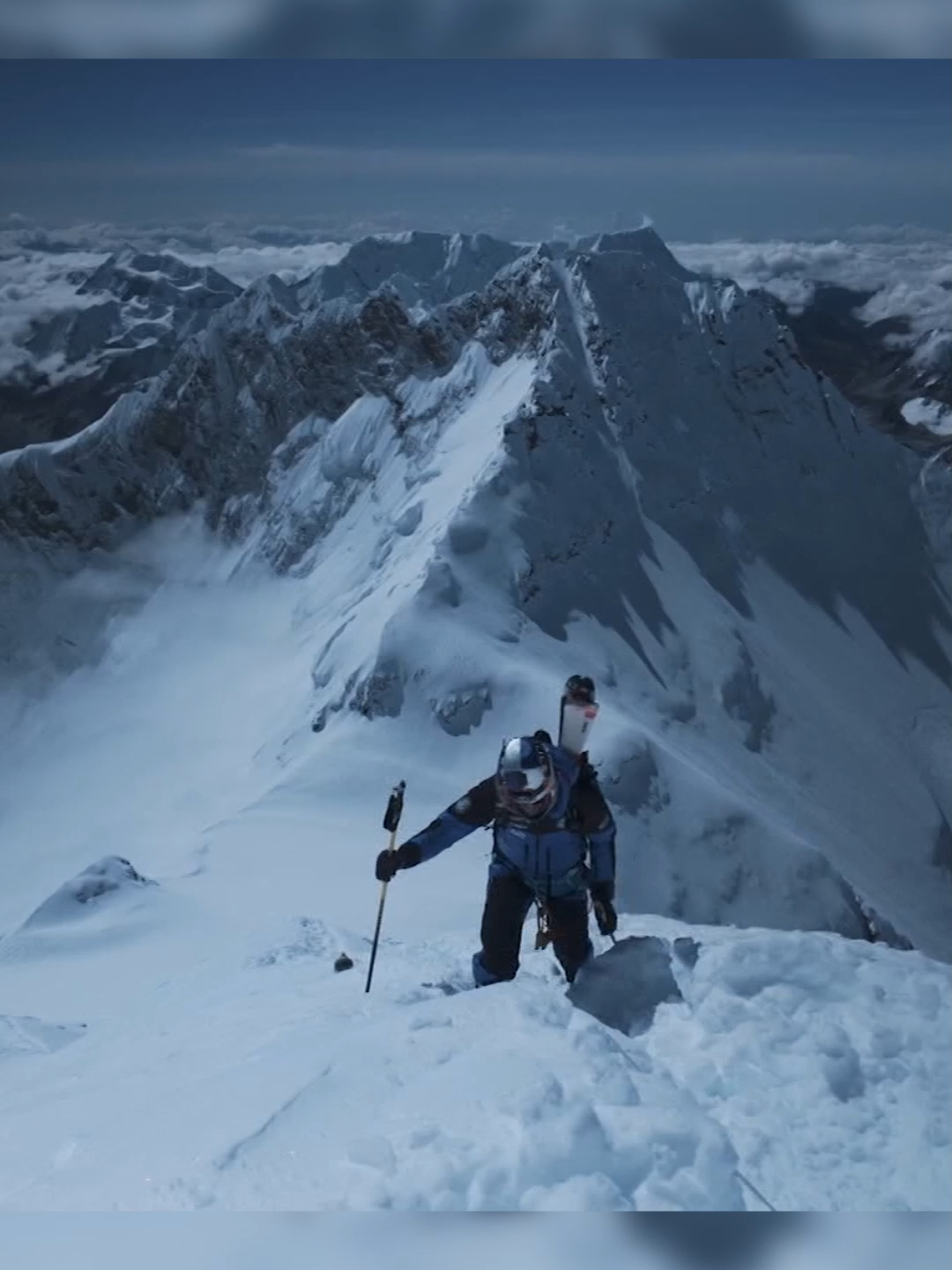 (CNN Newsource) Polish climber, Andrzej Bargiel, becomes the first person to climb Mount Everest and ski down without the aid of supplemental oxygen. The 37-year-old did so in partnership with Red Bull, an energy drink company that often sponsors athletes in their extreme sport endeavors. His journey is documented on his Instagram @andrzejbargiel. #videooftheday #universebyu #mounteverest
