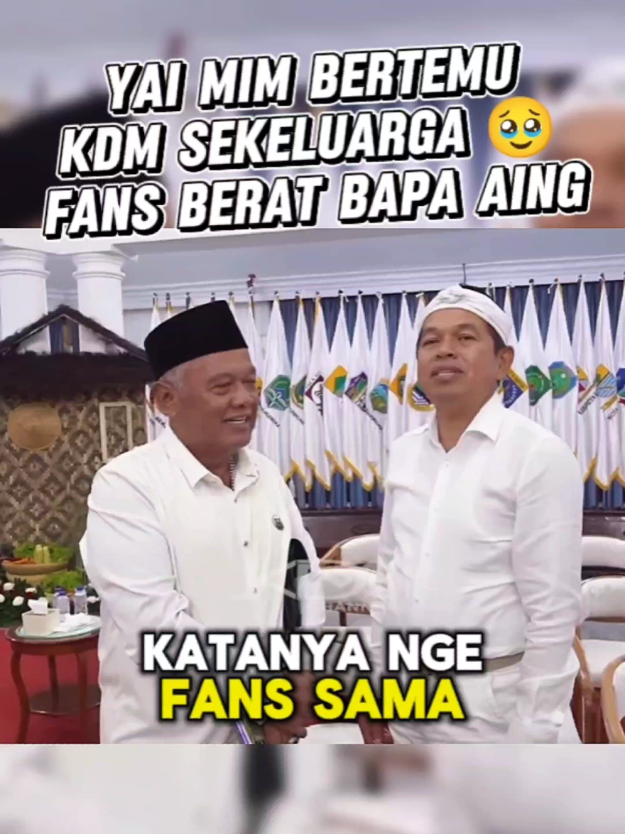 Yai Mim Bertemu KDM Sekeluarga Fans Berat Bapa Aing 🥹 #yaimim #mim #dedimulyadi #bapaaing #kdm 